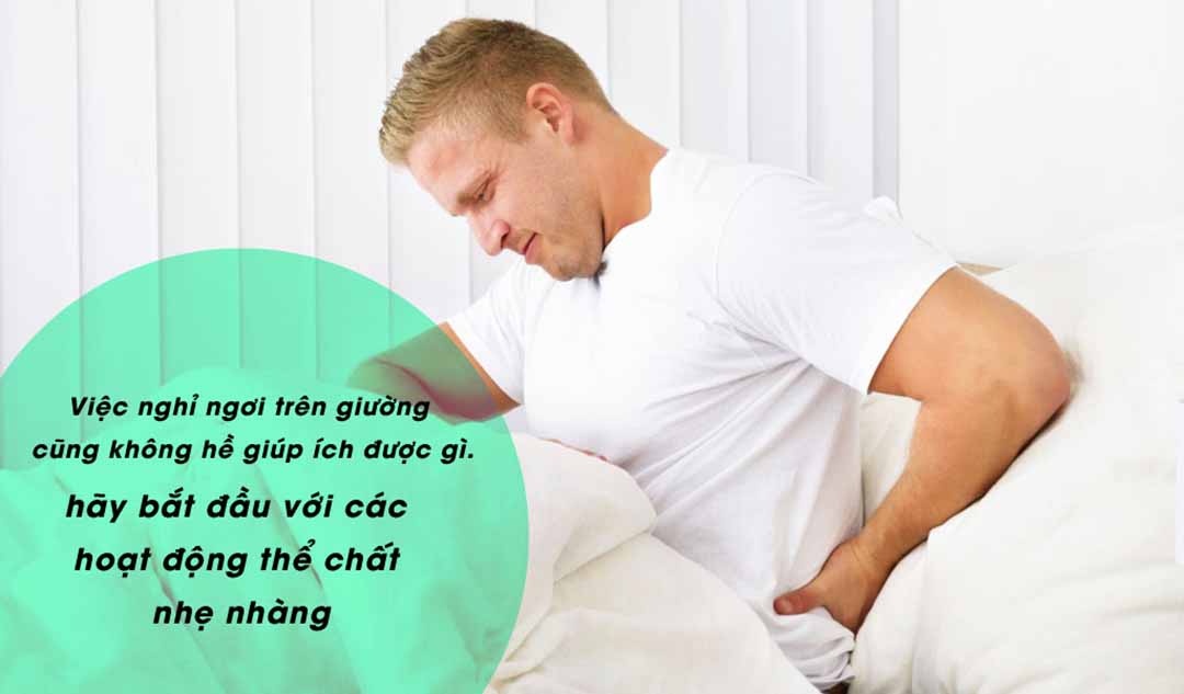 Nghỉ ngơi trên giường có giúp giảm chứng đau thắt lưng hay không?