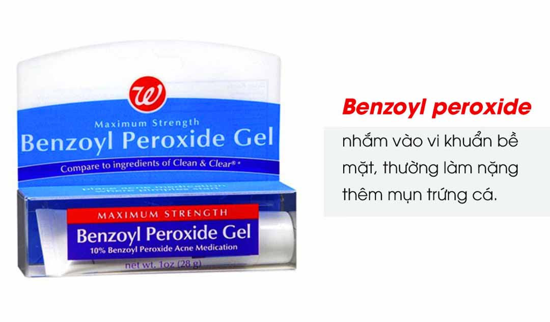Peroxide benzoyl là gì?