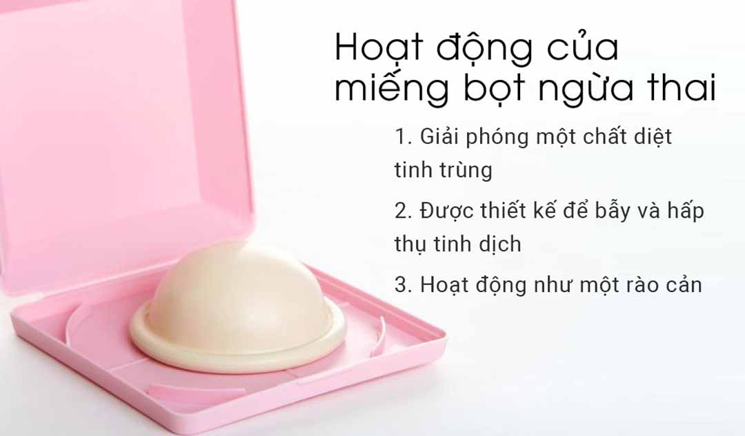 Làm thế nào để một miếng bọt ngừa thai hoạt động?