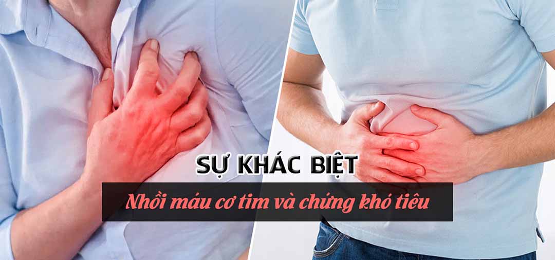 Làm thế nào để bạn nhận biết được sự khác biệt giữa bệnh nhồi máu cơ tim và chứng khó tiêu?