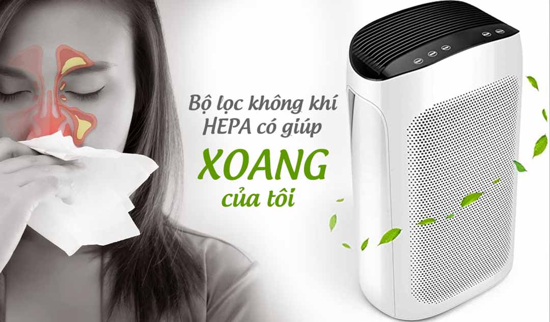 Bộ lọc không khí HEPA có giúp xoang của tôi không?