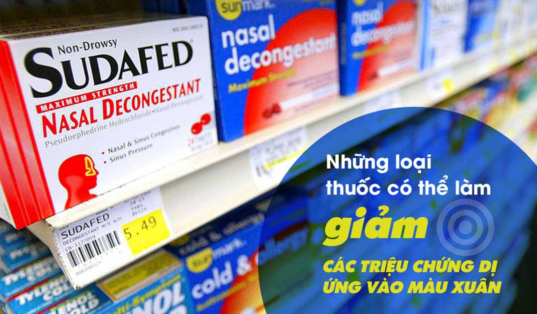 Những loại thuốc có thể làm giảm các triệu chứng dị ứng vào mùa xuân?