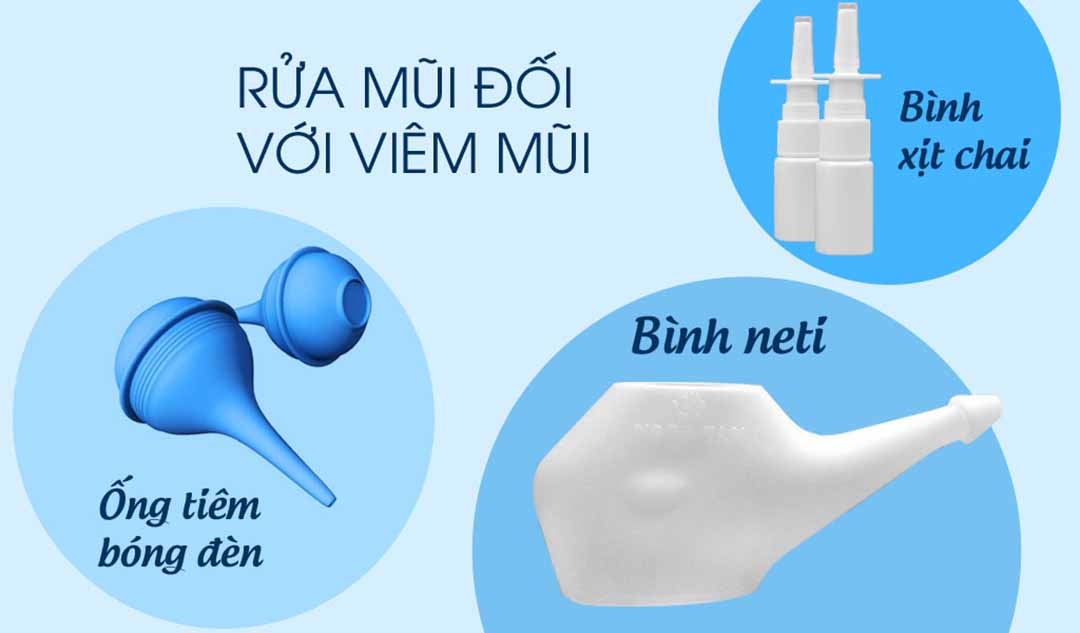 Bạn có thể rửa mũi đối với viêm mũi không dị ứng như thế nào?