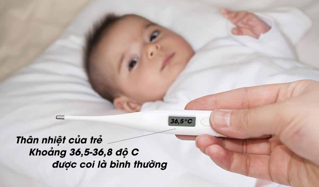 Thân nhiệt của trẻ sơ sinh ở mức độ nào thì được coi là bình thường?