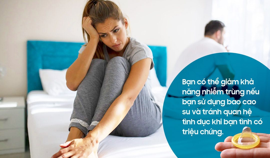 Tôi nên làm gì nếu bạn tình của tôi bị mụn rộp sinh dục?