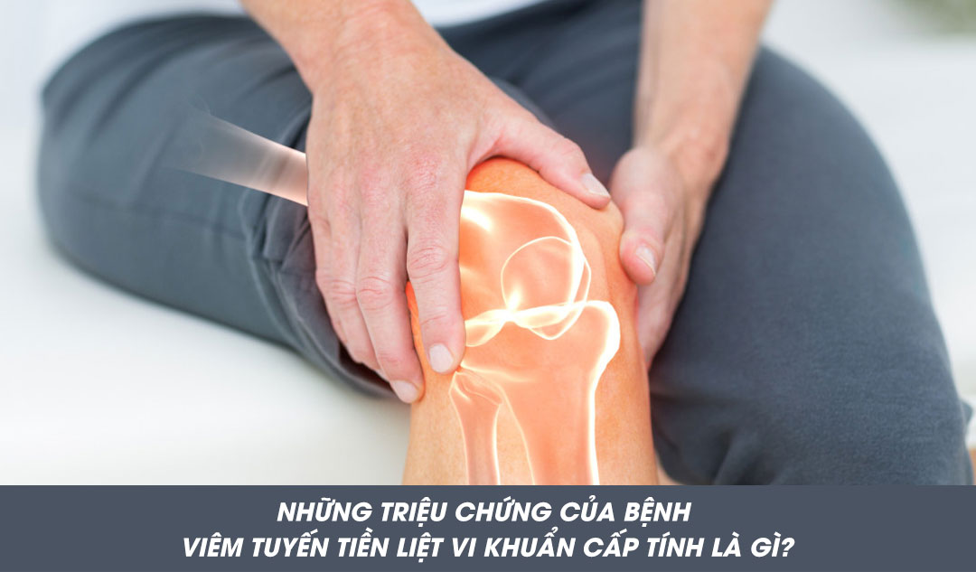 Những triệu chứng của bệnh viêm tuyến tiền liệt vi khuẩn cấp tính là gì?