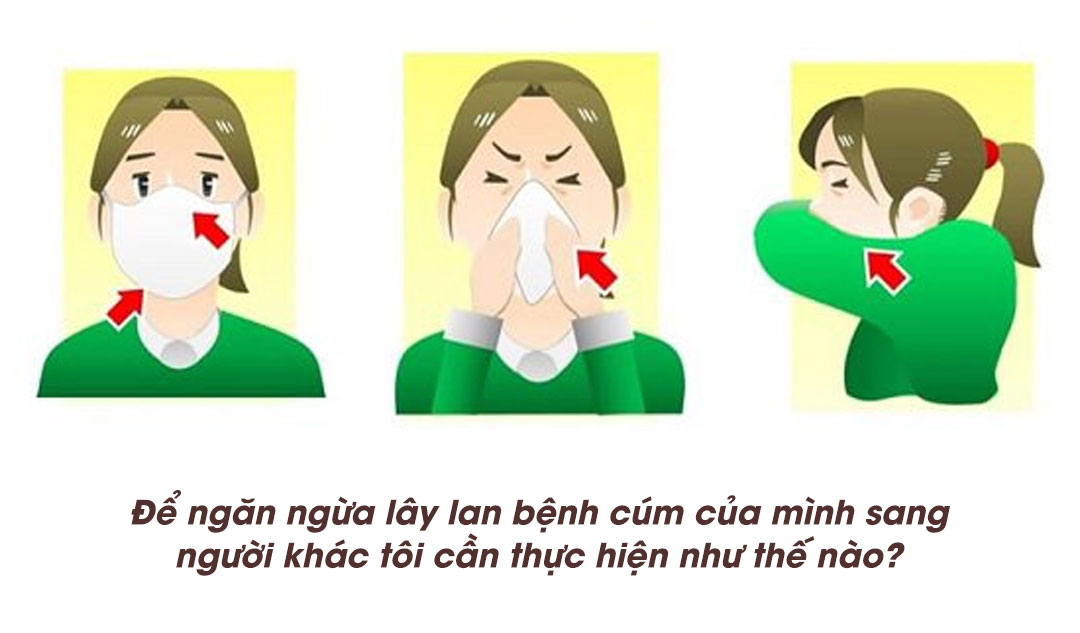 Để ngăn ngừa lây lan bệnh cúm của mình sang người khác tôi cần thực hiện như thế nào?