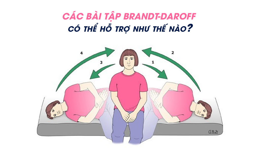 Khi điều trị chứng chóng mặt, các bài tập Brandt-Daroff có thể hỗ trợ như thế nào?