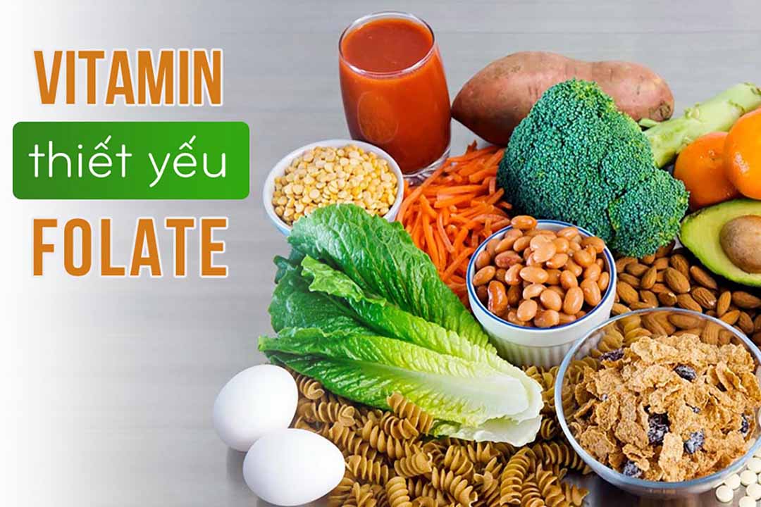 Những vitamin thiết yếu cho cơ thể - Folate