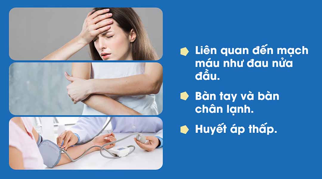 Các triệu chứng thường xuất hiện.