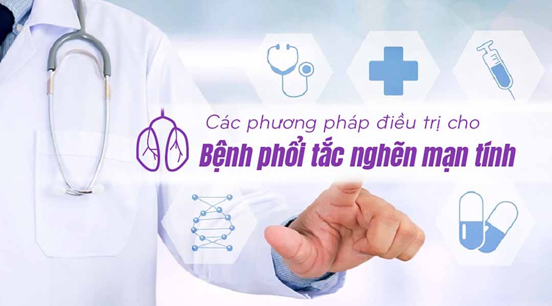 Các phương pháp điều trị cho bệnh phổi tắc nghẽn mạn tính (COPD - Chronic Obstructive Pulmonary Disease) là gì?