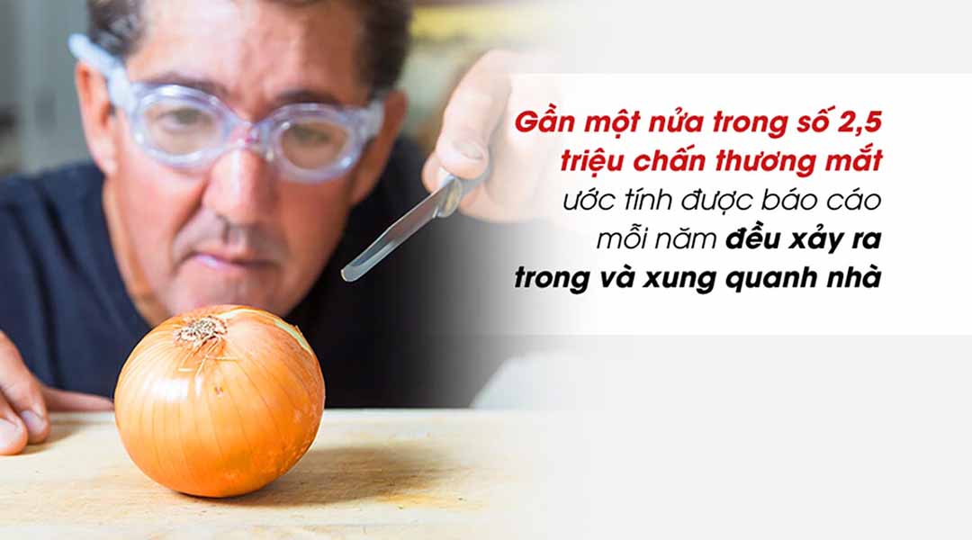 Chấn thương mắt trong nhà bếp