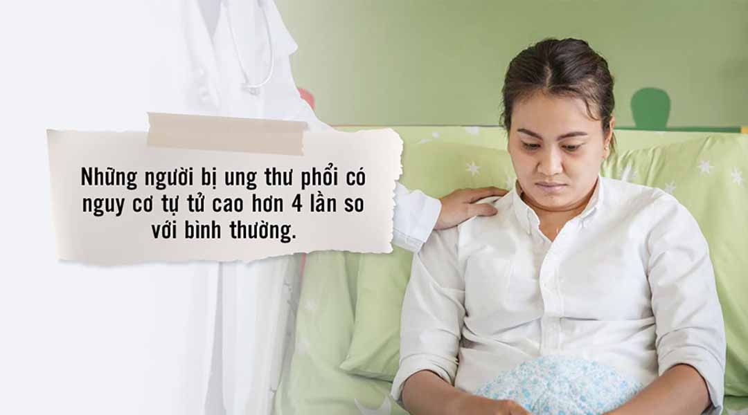 Nguy cơ số người tự tử tăng sau khi được chẩn đoán ung thư phổi